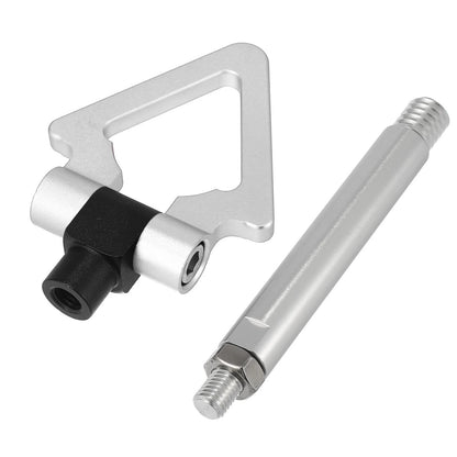 Silver Tone Triangle Shape Front Rear Bumper Tow Hook Screw for Lexus IS250