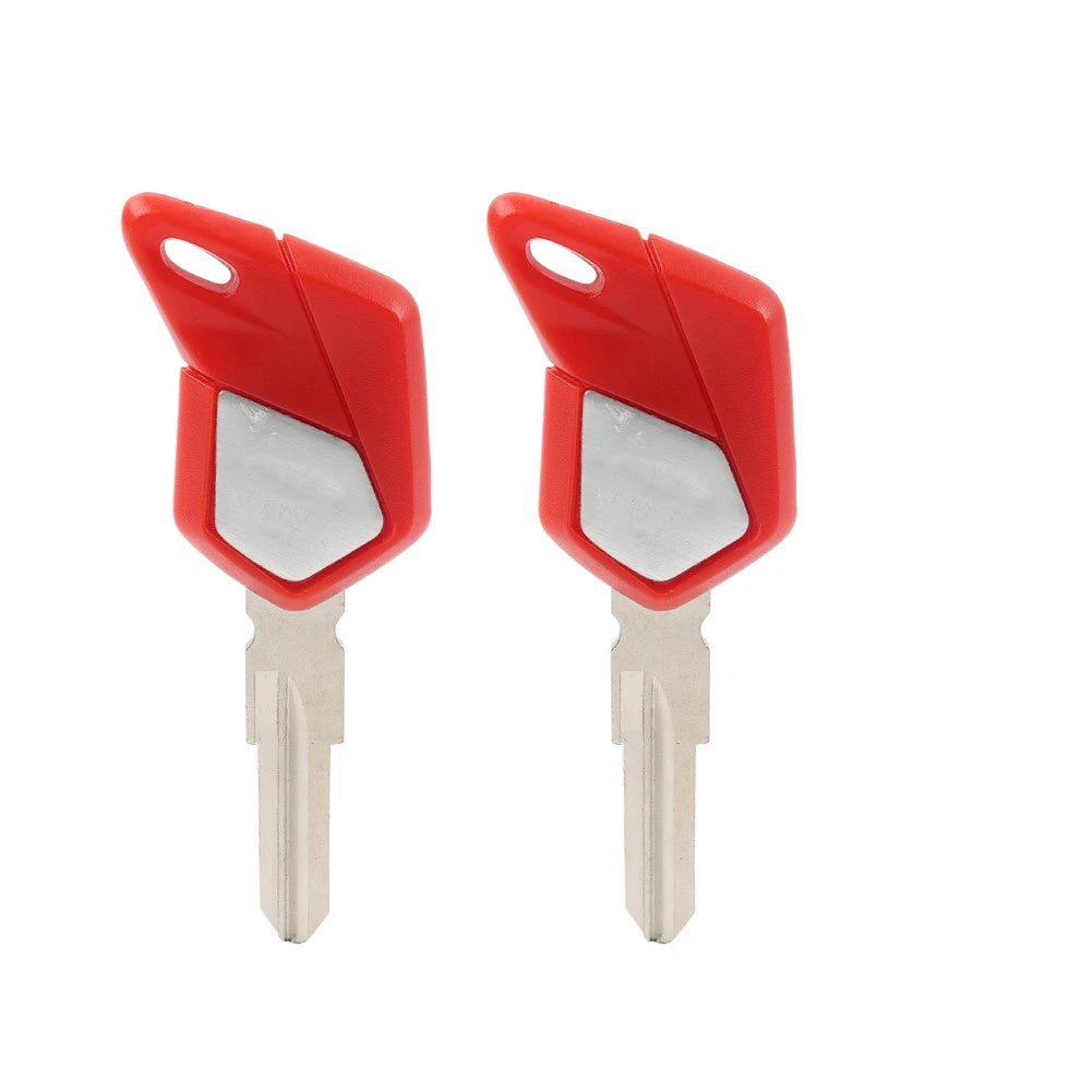 2 x Uncut Blade Blank Keys for MV Agusta F3 675 800, Brutale 675 800