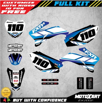 Custom Graphic Kit OUTLAW STYLE Decals Stickers for Yamaha TTR 110