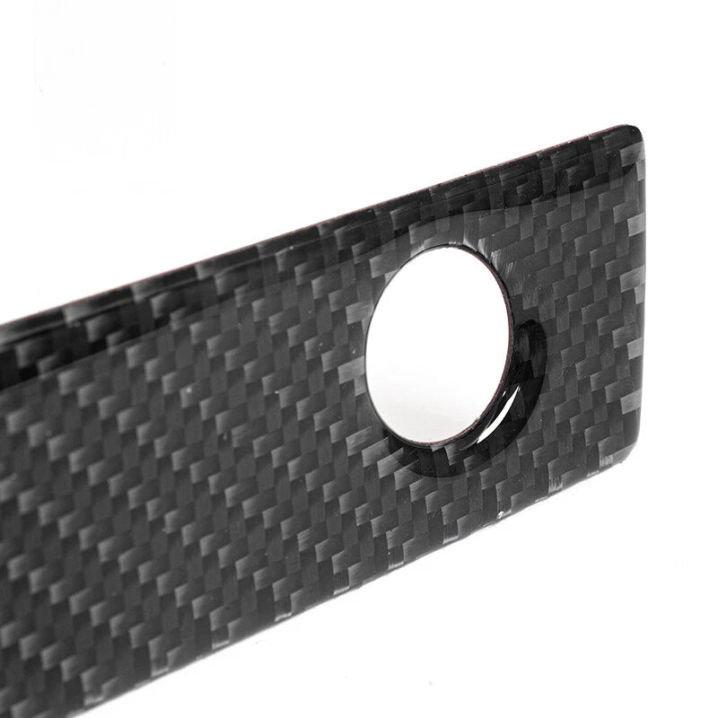 Carbon Fiber Glove Box Handle Panel Cover Trim for Dodge Challenger (2008-2014)