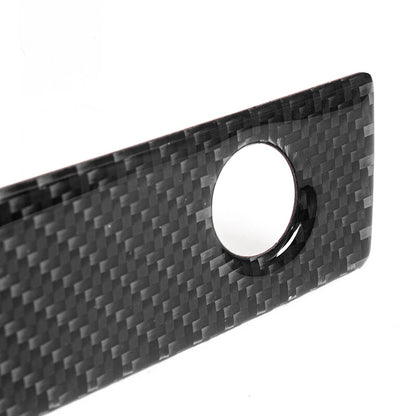 Carbon Fiber Glove Box Handle Panel Cover Trim for Dodge Challenger (2008-2014)