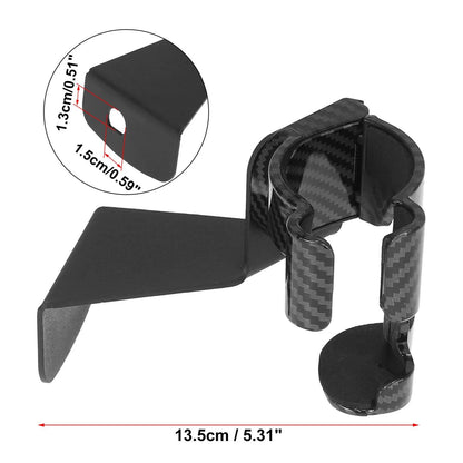 Carbon Fiber Phone Drink Cup Mount Holder for Jeep Wrangler (2018-2023)