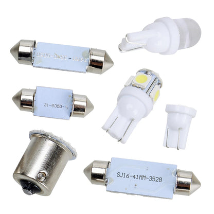White LED Light Bulbs for Car Truck Interior Dome Map License Plate Brake Lamp