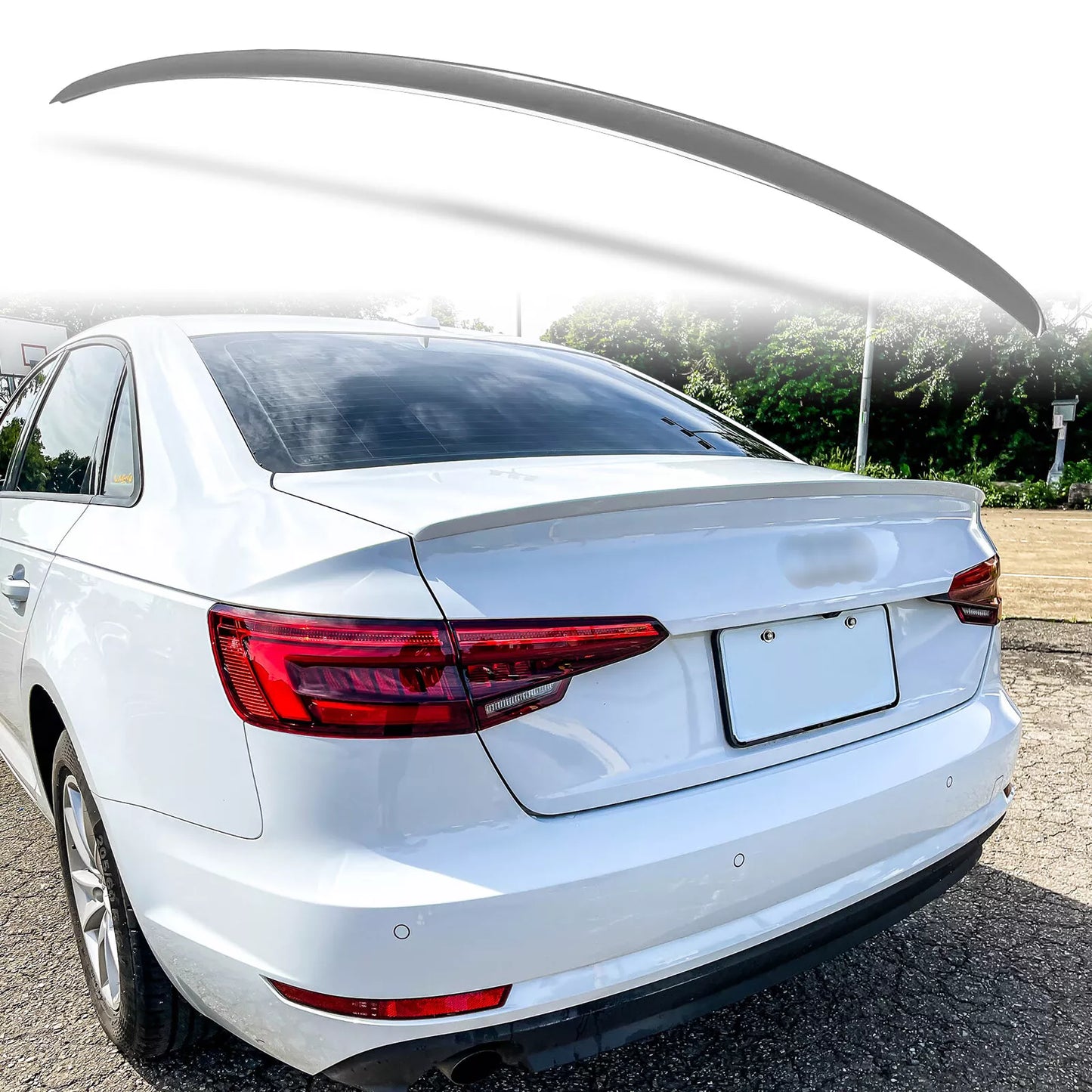 ABS Rear Boot Spoiler for AUDI A4 B9 Sedan (2016-2023)