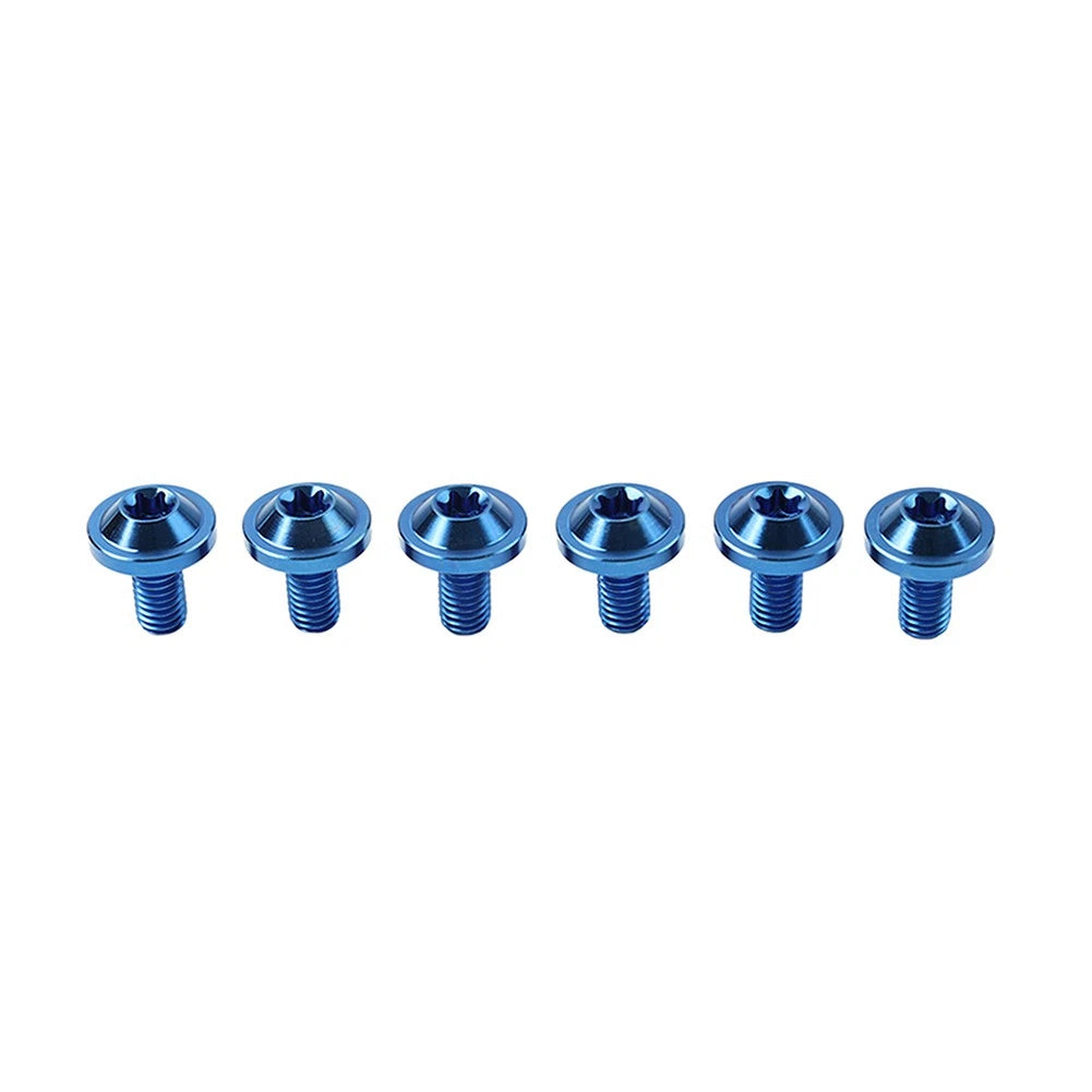 6 x M6x20mm Titanium Alloy Torx Head Bolts for Bike Motor