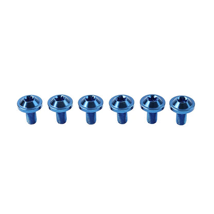6 x M6x20mm Titanium Alloy Torx Head Bolts for Bike Motor