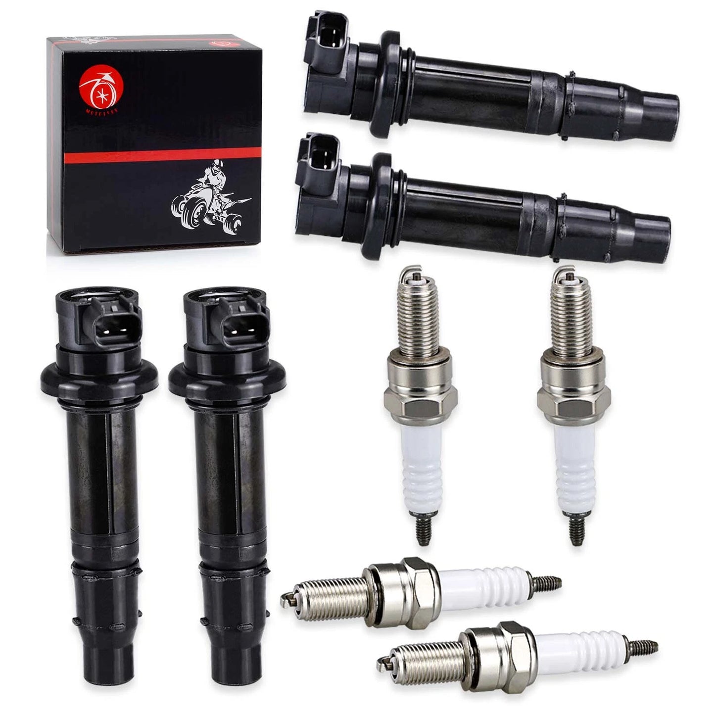 Ignition Coil Spark Plug for Yamaha YZF-R1/YZF-R6/FZ1/Vmax/FZS1 (1998–2024)