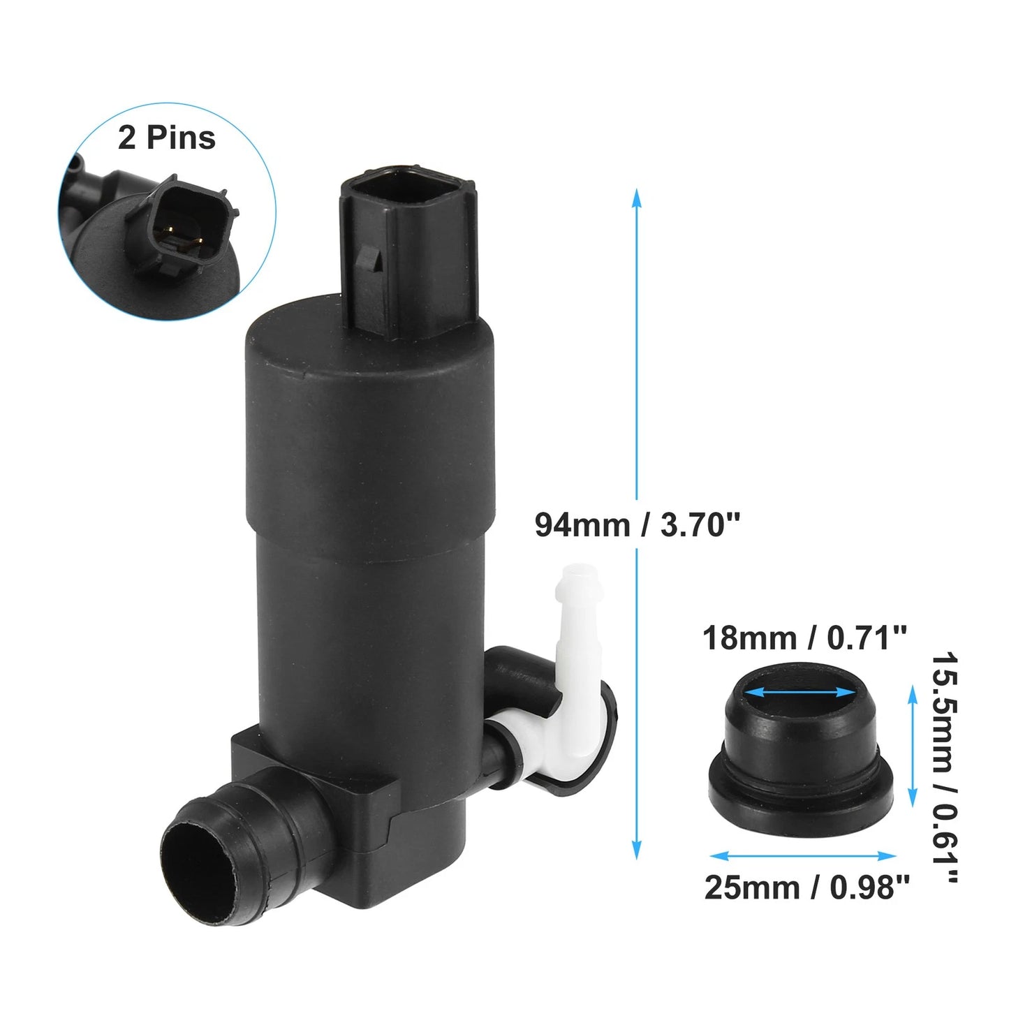 Windshield Washer Pump for Ford Focus (2012-2014)