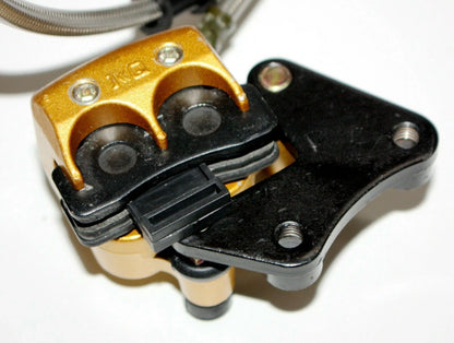Hydraulic Front Disc Brake Caliper System Pads for 90-125cc PIT PRO Dirt Bike