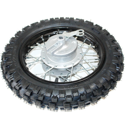 10" Inch Rear Back Drum Brake Wheel Rim + Tyre for PIT PRO Dirt Bike