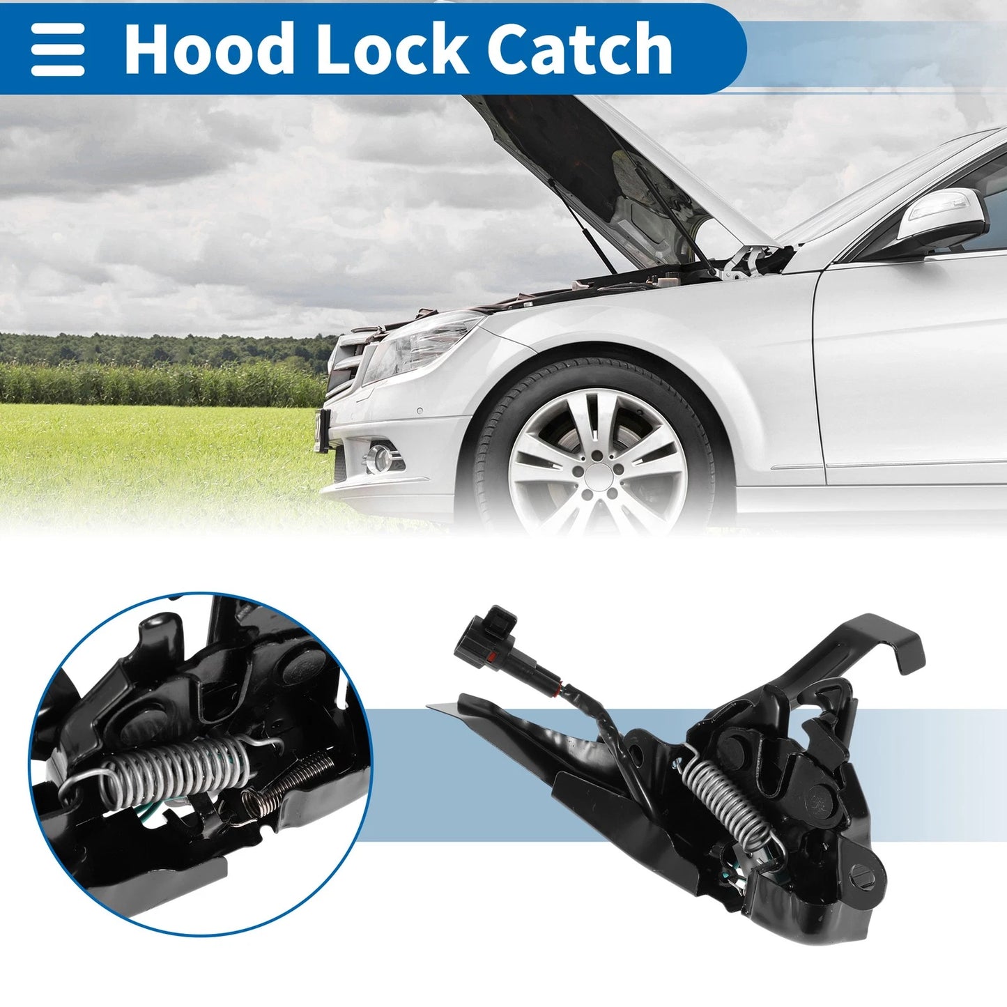 Hood Latch Assembly for Toyota Hilux (2012–2021)