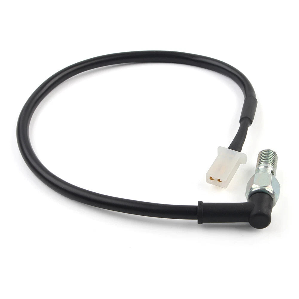 Motorcycle Hydraulic Brake Light Switch Bolt M10 for ATV - Black