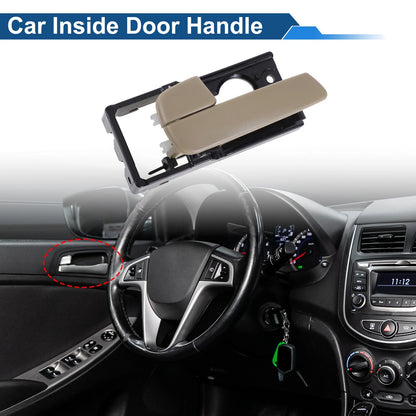 Front Passenger Side Door Handle for Kia Rio (2012-2017) Beige Black