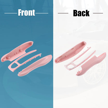 Car Remote Key Shell Cover Case for Porsche Taycan 911 (2020-2021) Pink