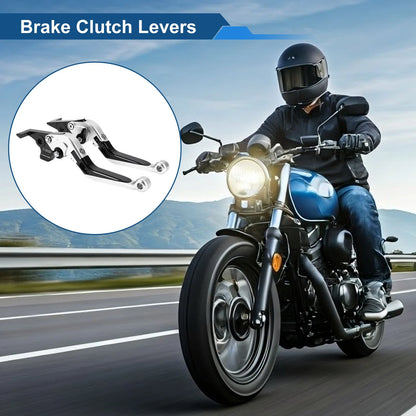 Lever / Adjustable Short Long / Brake Clutch Lever for Yamaha TMAX560 Silver Black