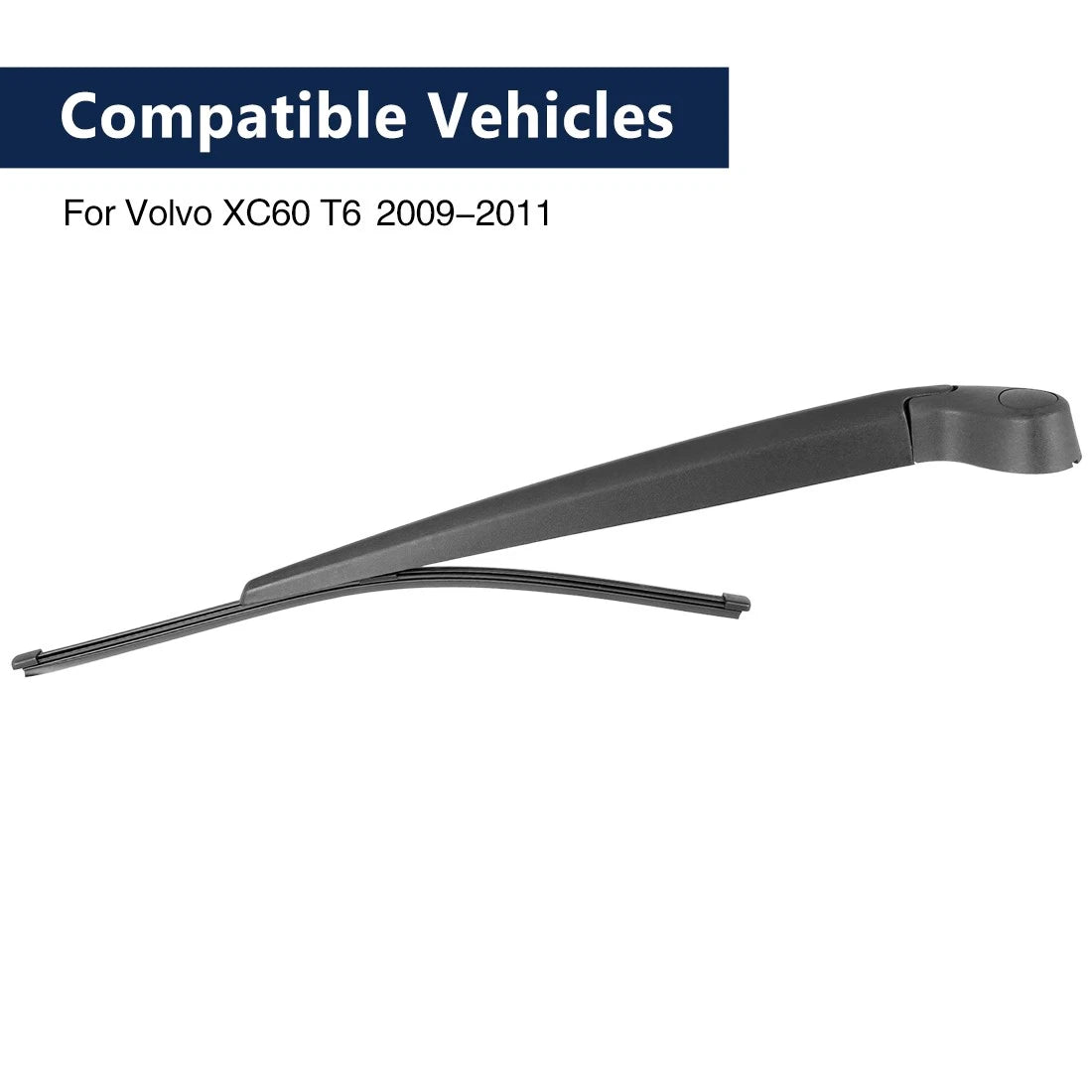 390mm 15'' Rear Windshield Wiper Blade Arm Set for Volvo XC60 (2009-2011)