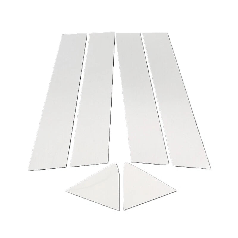 Gloss Chrome Pillar Posts Door Window Trim Covers for 2006-2010 Dodge Charger