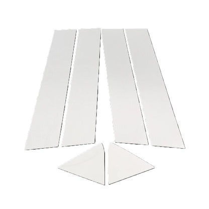 Gloss Chrome Pillar Posts Door Window Trim Covers for 2006-2010 Dodge Charger