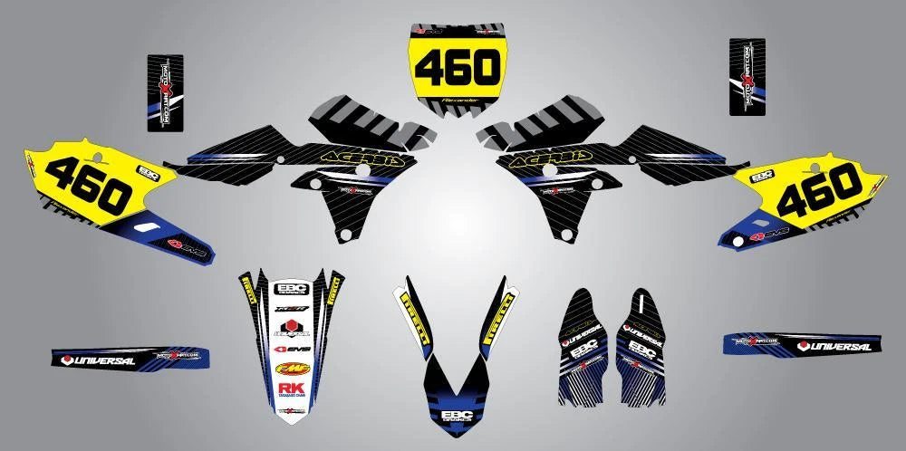 Custom Graphics for 2014 Yamaha YZF 450 (2014)