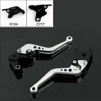 Brake Clutch Lever for Yamaha MT-01 V-MAX (2004-2014) Silver 2 x