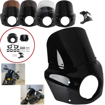 Headlight Fairing & Windshield Kit for Harley Softail Fat Bob 114 (18-24)