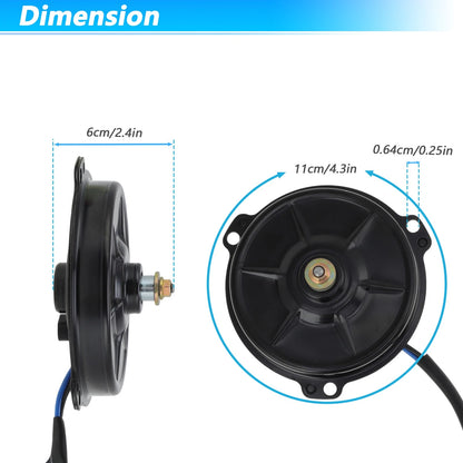 Radiator Cooling Fan Motor for Honda TRX420FM Rancher 420 4X4 (2007-2014)