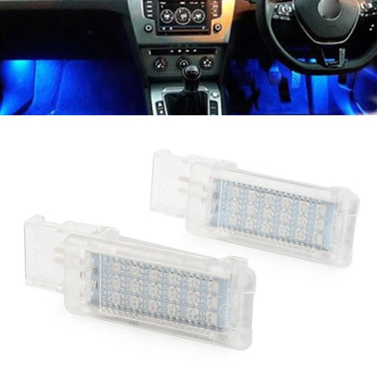 2 x LED Car Interior Footwell Lights for VW Passat & Skoda (2015-2023)