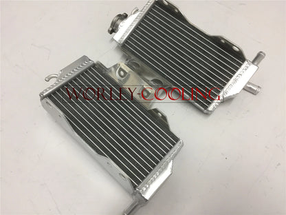 Aluminum Radiator & Blue Silicone Hose for Honda CR250 CR250R (2005-2007)