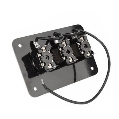 3 Gang Toggle Rocker Switch Panel with LED for Car Boat RV Marine