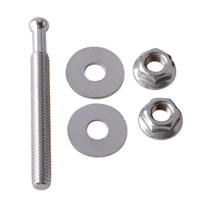Universal Silver Push Button Quick Release Hood Pins for Cars & Trucks