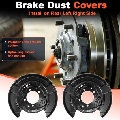 Brake Dust Shield / 2 x Rear Left/Right / Toyota Highlander Lexus RX400h