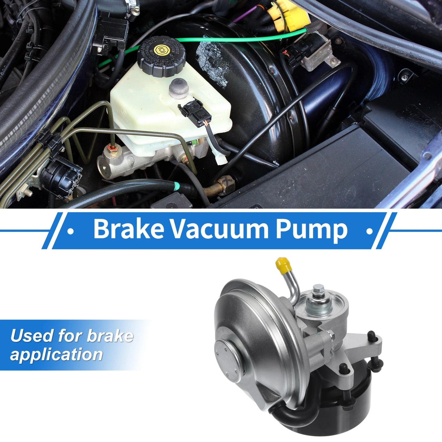 Brake Vacuum Pump for Ford F350 F450 F550 Super Duty (1999-2007)