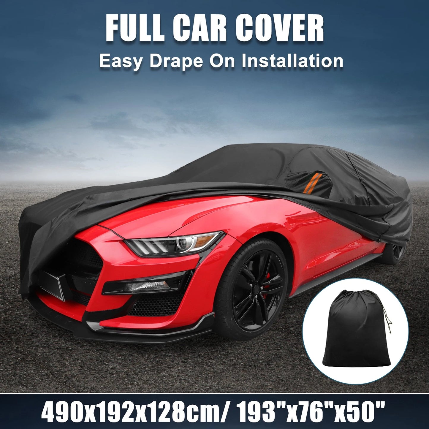 Waterproof Aluminum Car Cover for Ford Mustang (2021)