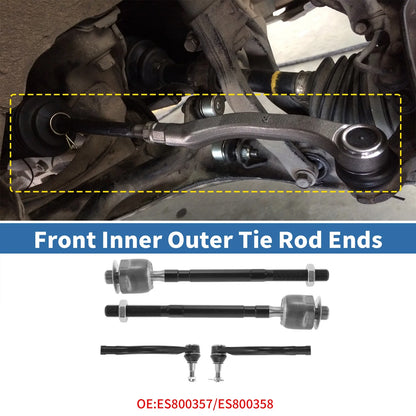 4pcs Tie Rod End Links for Nissan Maxima (2000-2003)