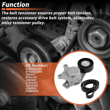 Drive Belt Tensioner for Ford Explorer 3.5L V6 (2011-2019)