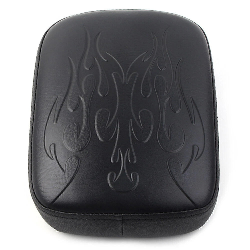 Rear Pillion Pad Seat for Harley Bobber Sportster (Fits 8 Suction Cups)