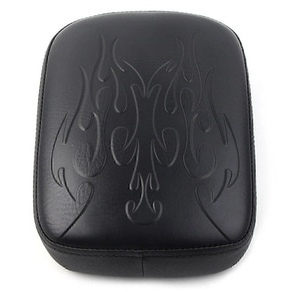 Rear Pillion Pad Seat for Harley Bobber Sportster (Fits 8 Suction Cups)