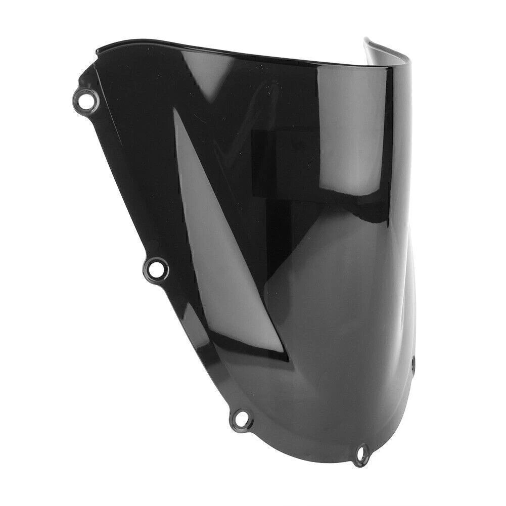 Double Bubble Windshield for Honda CBR954RR (2002-2003) - Black