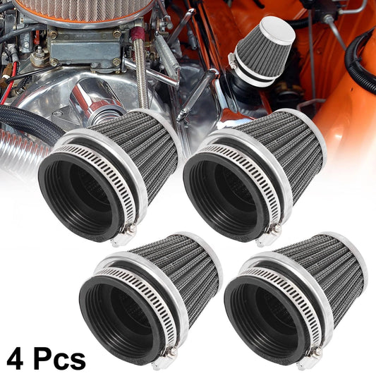 4pcs / 54mm / Motorcycle Air Filter Cleaner Round Tapered for Motorcycle