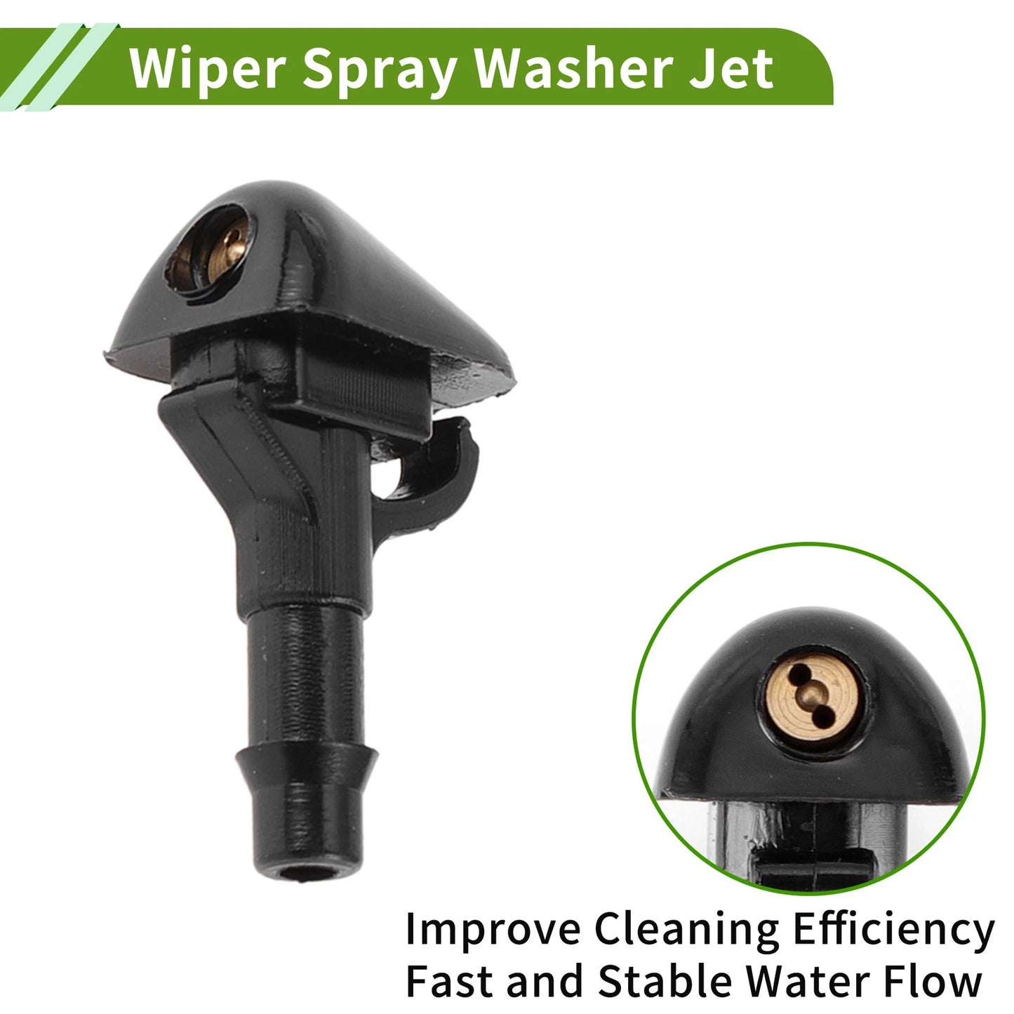 Windshield Washer Nozzle & Hose Connector for Nissan