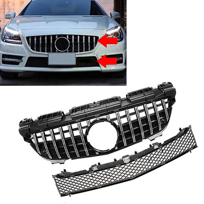 GTR Style Front Bumper Grille for Benz SLK Class R172 (2011-2016)