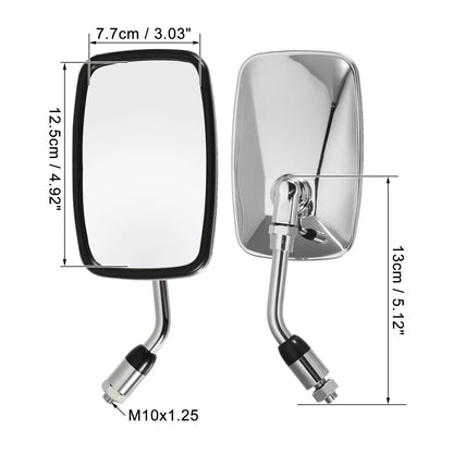 2 x 10mm Screw Rearview Side Mirror Universal for Honda CB400SF
