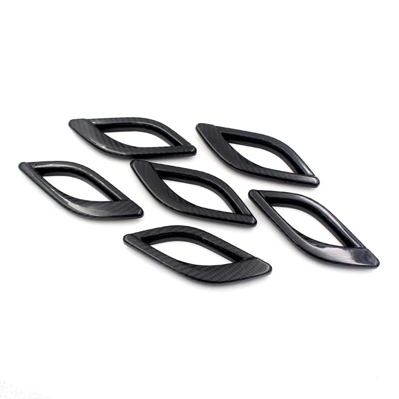 For Maserati Quattroporte 13-21 Carbon Fiber Side Fender Air Vent Cover Trim