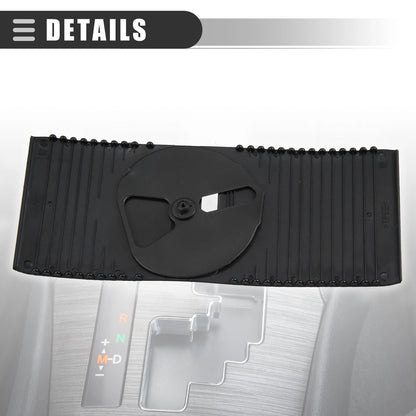 Center Console Slider Cover for Lexus IS250 (2006-2013) - Black Plastic 1 Set