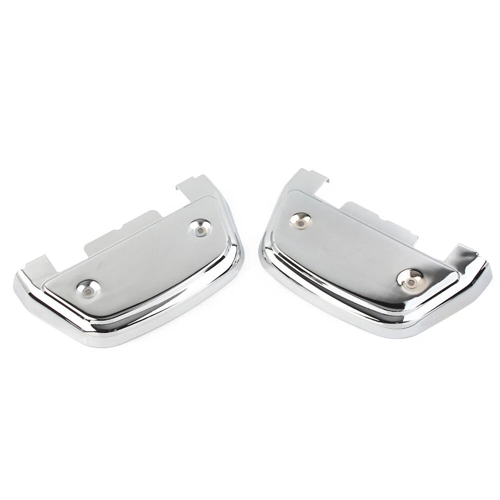 Chrome Passenger Footboard Covers for Harley Touring Road Glide (2014-2023)