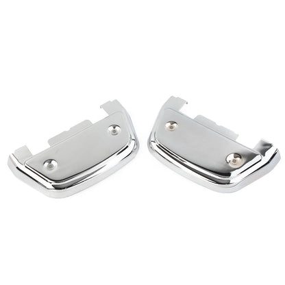 Chrome Passenger Footboard Covers for Harley Touring Road Glide (2014-2023)