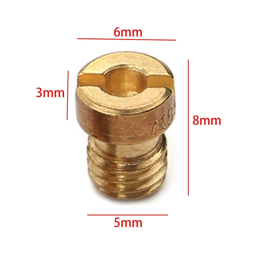 5 x Main Jets Nozzle Set for Dellorto Carburetor - Fits 75-98 Models