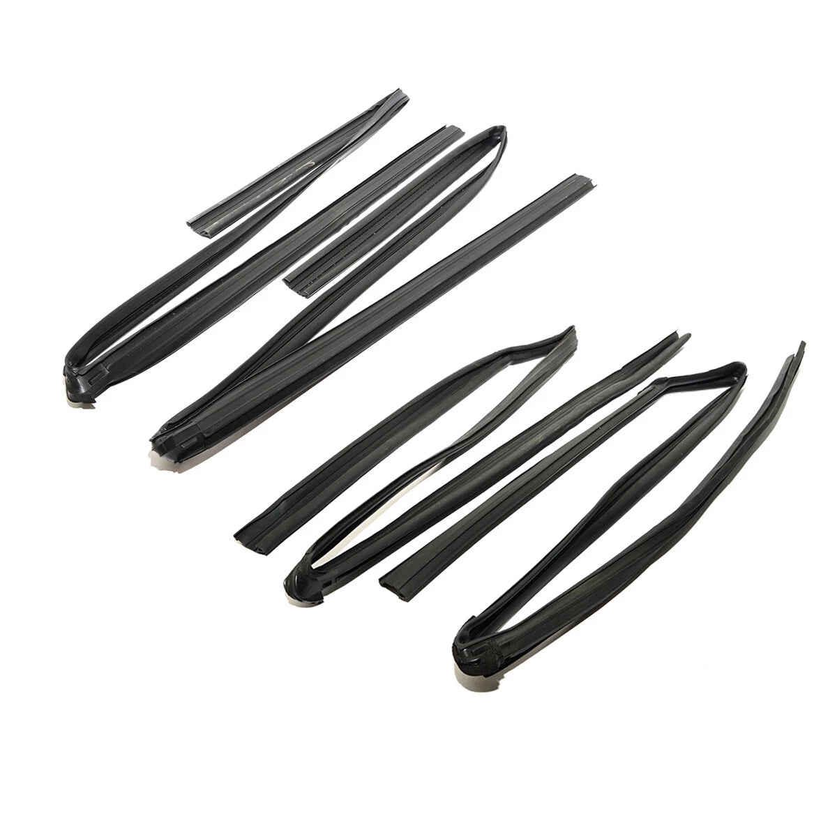 Front Rear Door Glass Run Channel for Honda Civic 4-Door 2017-2020