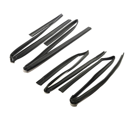 Front Rear Door Glass Run Channel for Honda Civic 4-Door 2017-2020