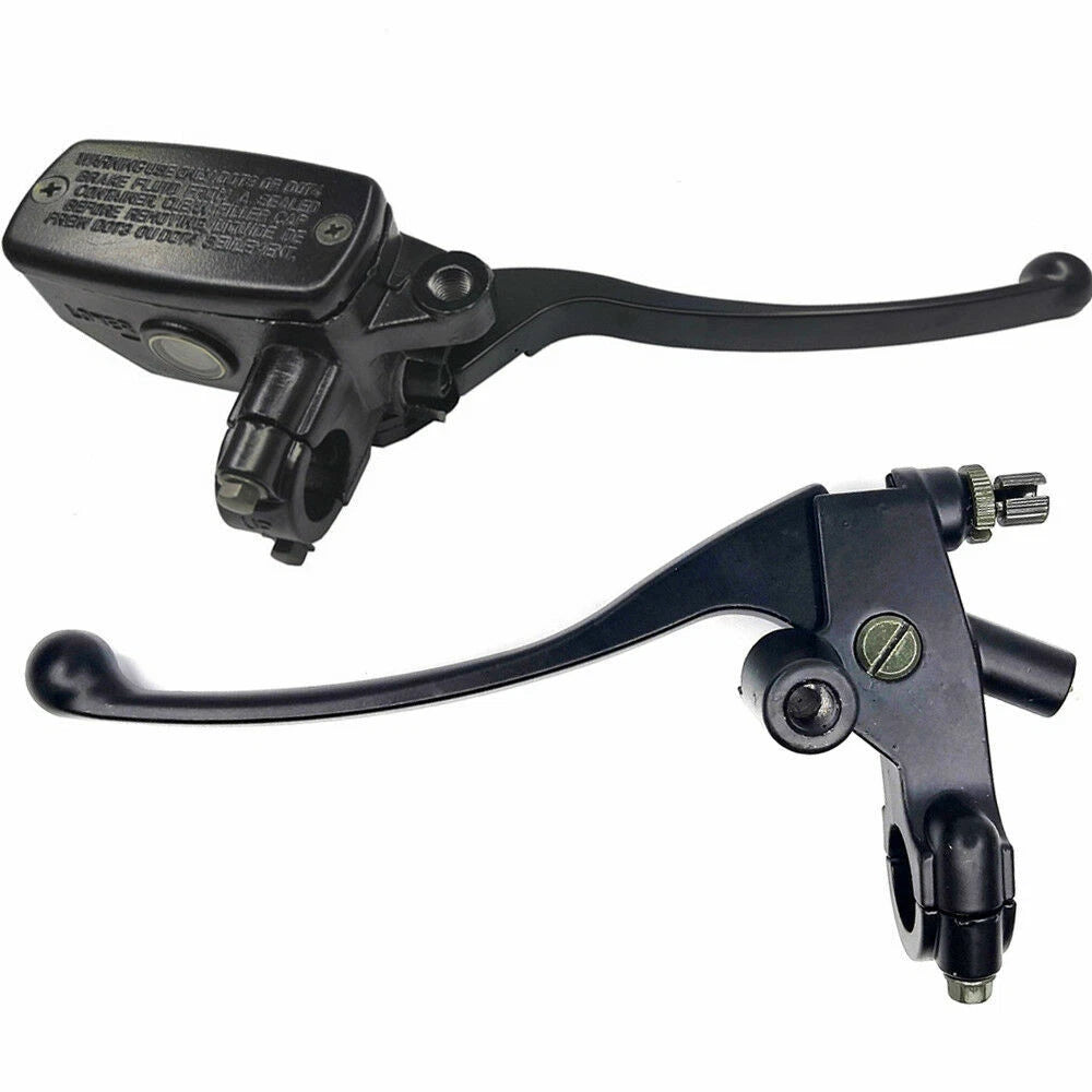 Handlebar 7/8 Brake Master Cylinder Hydraulic Control + Clutch Lever for Motorcycle